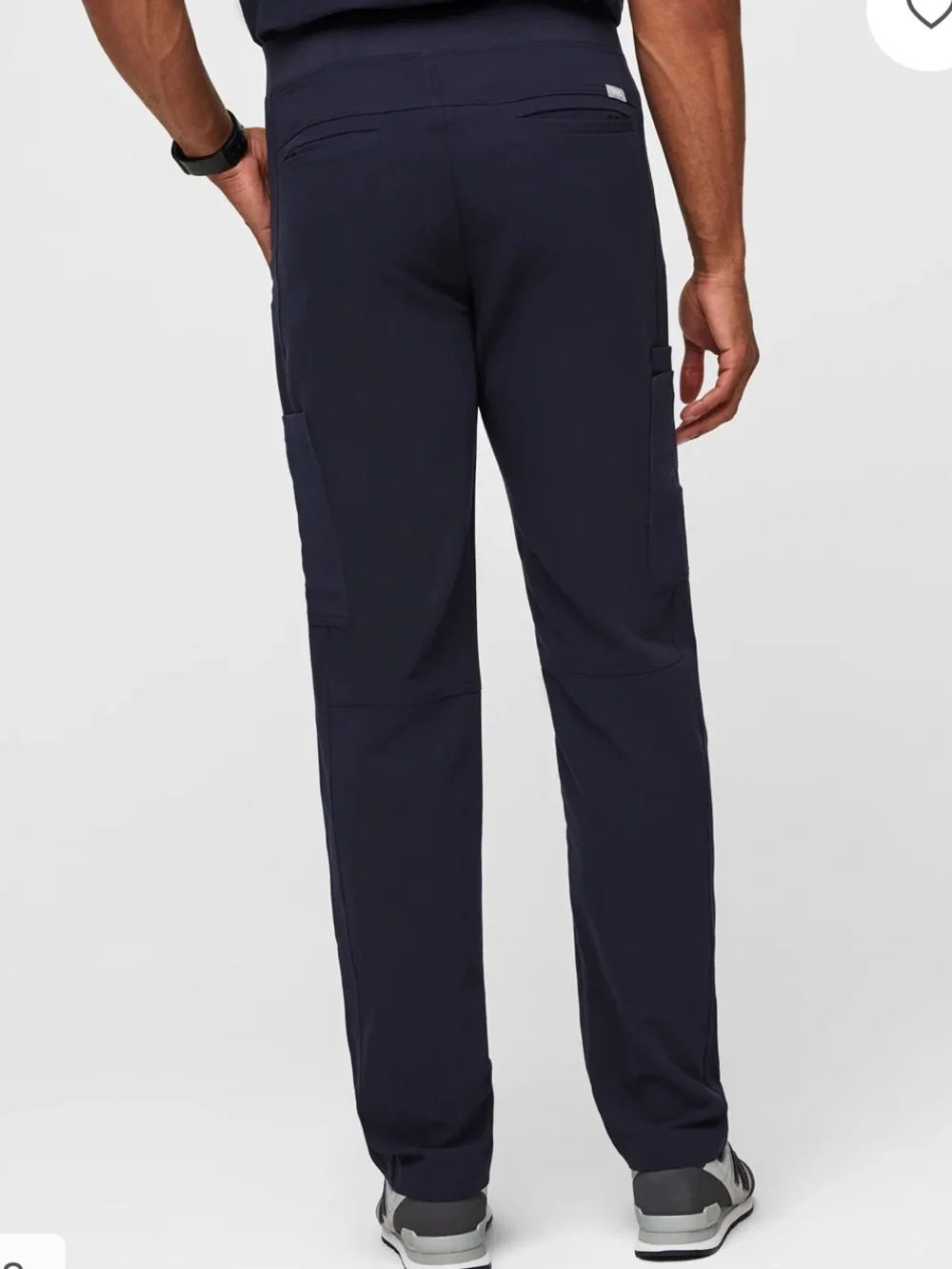FIGS Men’s Axim cargo scrub Straight leg pants navy S/T Small Tall